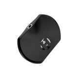 Black dart point tool angled view with visible metal insert, isolated on white background, essential dart accessory