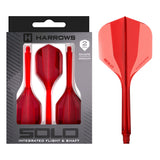 Harrows Solo No.2 in red, Medium length, with retail packaging