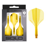 Harrows Solo No.2 in yellow, Short length, with retail packaging