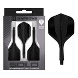 Harrows Solo No.2 in black, Short length, with retail packaging