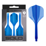 Harrows Solo No.2 in blue, Medium length, with retail packaging