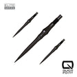 Harrows Spire Elite Series Quick Points in black, 30mm, set of three