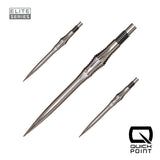 Harrows Spire Elite Series Quick Points in silver, 35mm, set of three