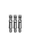 L-Style L-System spare shafts – Clear Black, 190 length, set of 3