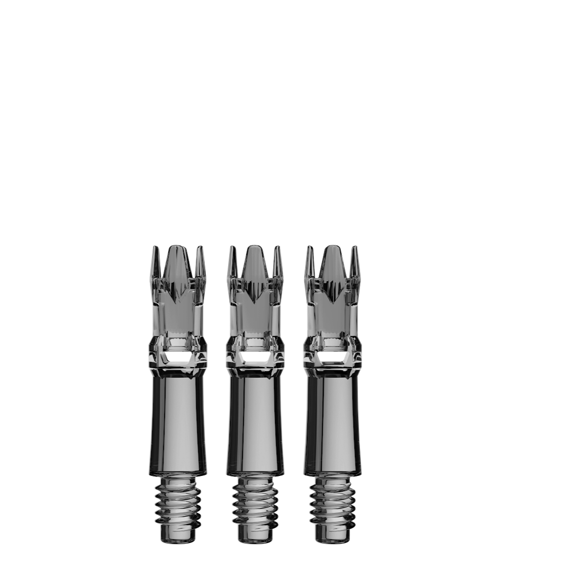 L-Style L-System spare shafts – Clear Black, 190 length, set of 3