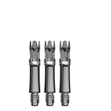 L-Style L-System spare shafts – Clear Black, 225 length, set of 3