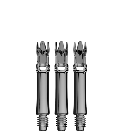 L-Style L-System spare shafts – Clear Black, 260 length, set of 3