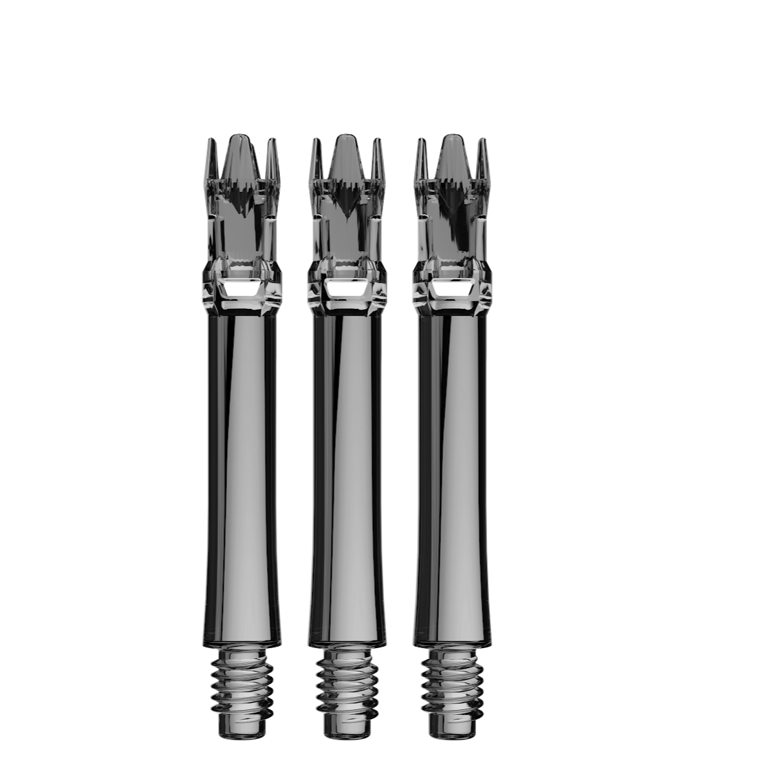 L-Style L-System spare shafts – Clear Black, 330 length, set of 3