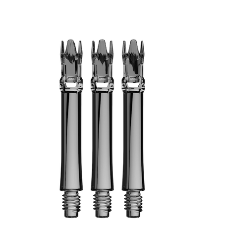 L-Style L-System spare shafts – Clear Black, 330 length, set of 3