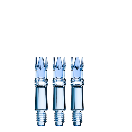 L-Style L-System spare shafts – Clear Blue, 190 length, set of 3