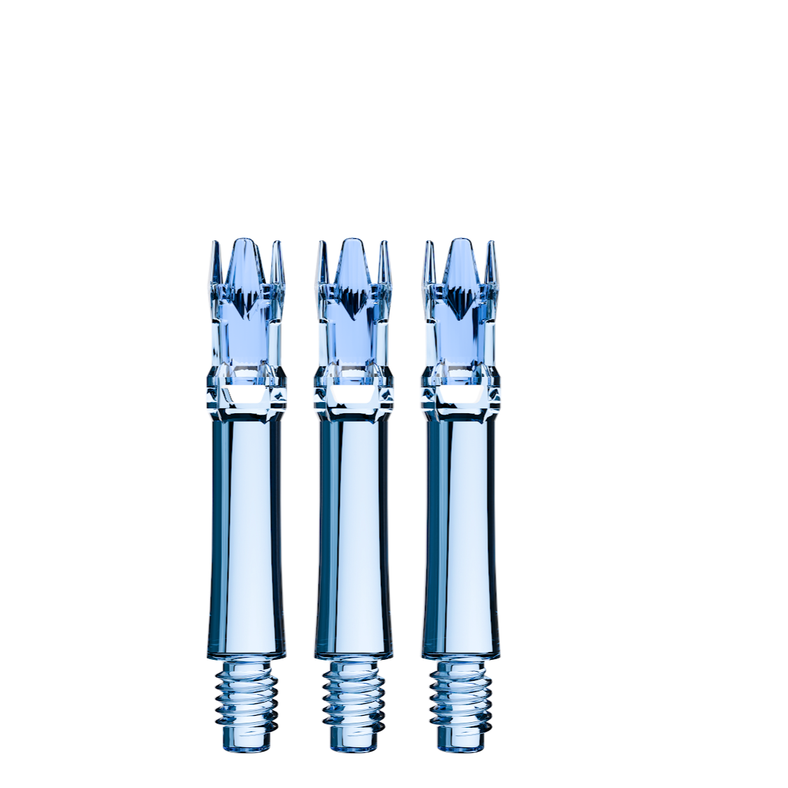 L-Style L-System spare shafts – Clear Blue, 260 length, set of 3