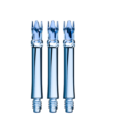 L-Style L-System spare shafts – Clear Blue, 330 length, set of 3