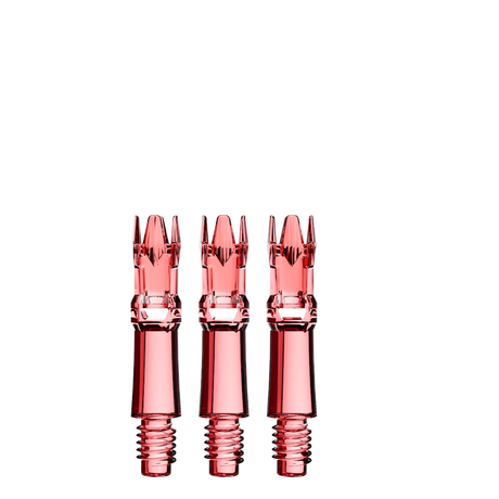 L-Style L-System spare shafts – Clear Red, 190 length, set of 3