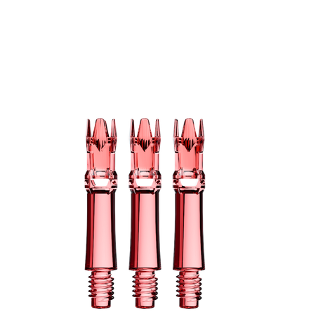L-Style L-System spare shafts – Clear Red, 225 length, set of 3