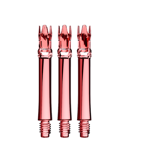 L-Style L-System spare shafts – Clear Red, 330 length, set of 3