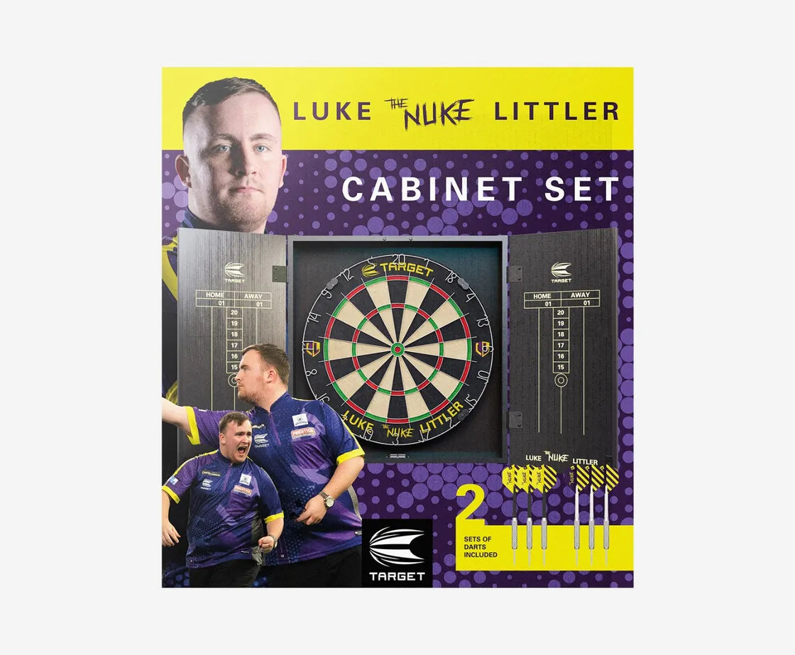 Target - Luke 'The Nuke' Littler Cabinet & Board Set