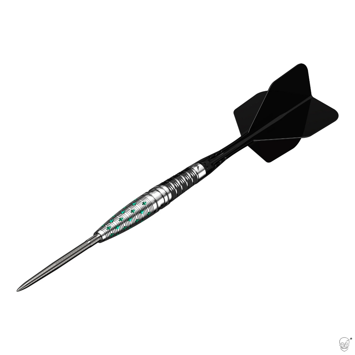 Mission Mantis 95% tungsten darts - assembled dart, angled view