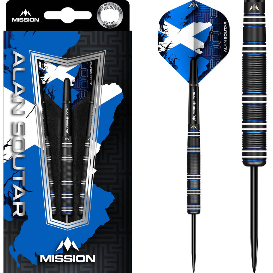 Mission - Alan Soutar Black Titanium - 90% Tungsten Darts