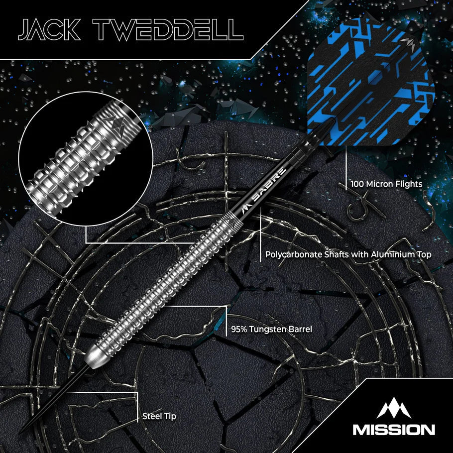 Mission - Jack Tweddell- 95% Tungsten Darts – ArrowHeadz