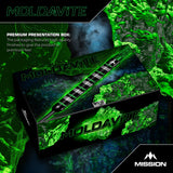 Mission Moldavite premium presentation box with high quality print finishes