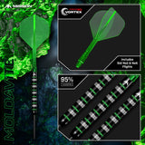 Standard No2 and No6 Force 90 Vortex all-in-one flights included with the Mission Moldavite