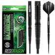 Red Dragon Razor Edge Extreme 90% tungsten darts – Razoredge grip barrels with packaging and black flight