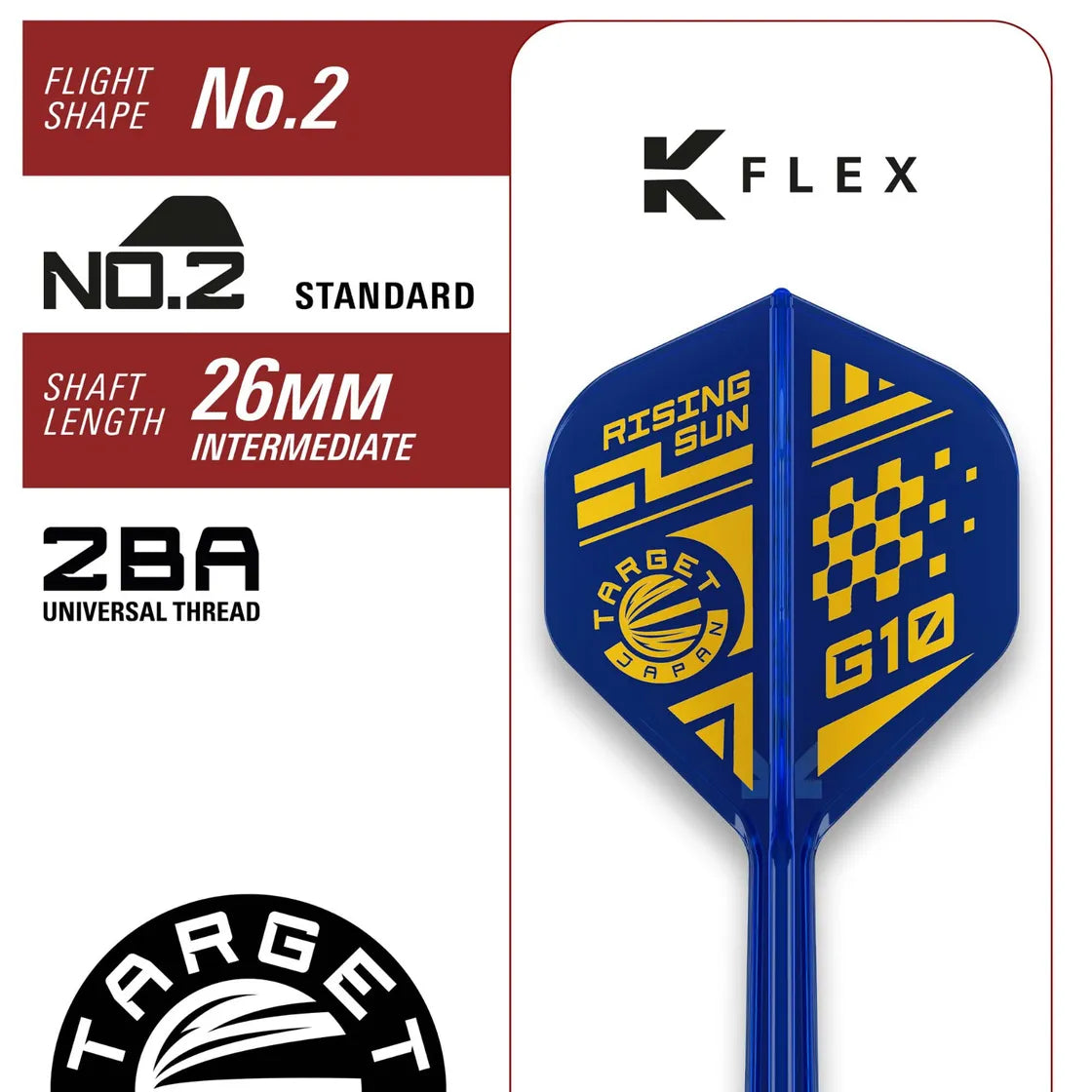 Target Japan - Haruki Muramatsu Rising Sun G10 - 90% Tungsten Darts (SP)