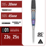 Target Japan - Haruki Muramatsu Rising Sun G10 - 90% Tungsten Darts (SP)