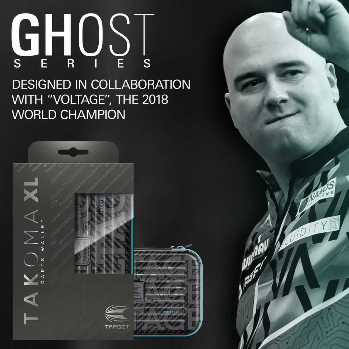 Target - Takoma XL Rob Cross Ghost Darts Case
