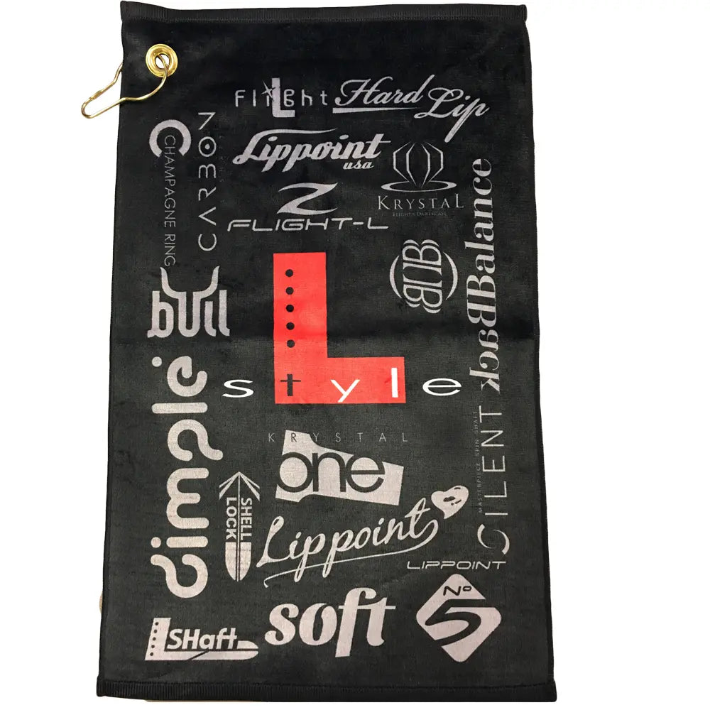 L-Style - Black Logo Hand Towel