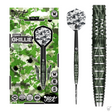 Shot Camo Ghillie Turbo Point 90% tungsten darts – packaging, full dart and barrel close-up