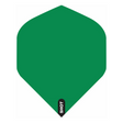 Shot Green No.2 standard dart flights, set of 3, 100 micron