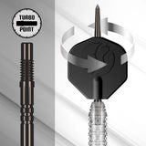 Shot Shadow Black Turbo dart points – Turbo Point thread diagram