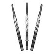 Shot Shadow Black Turbo dart points – set of three
