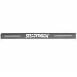 Top-down view of the SteadyThrow Lite Mini showing the cut-out SteadyThrow branding
