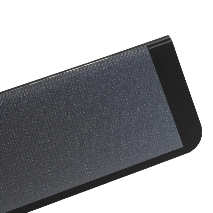 Close up of the SteadyThrow Lite Mini showing the folded steel profile and powder-coated finish