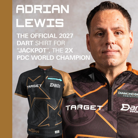 Target Adrian Lewis 2027 darts shirt, view 2