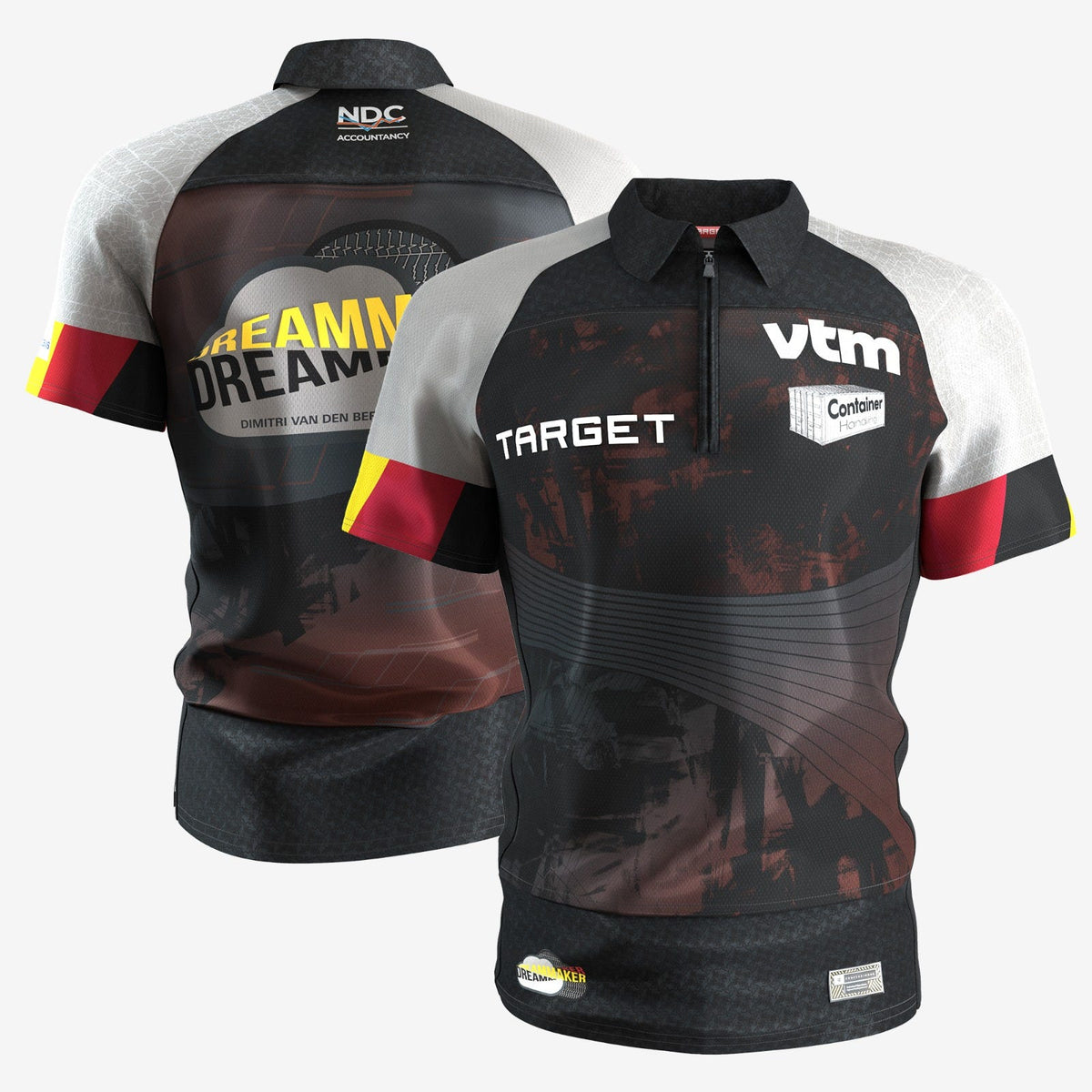 Target Dimitri Van Den Bergh 2027 darts shirt