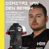 Target Dimitri Van Den Bergh 2027 darts shirt, view 2