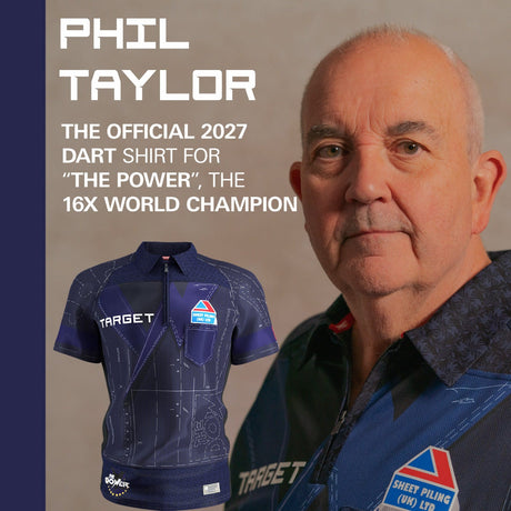 Target Phil Taylor 2027 darts shirt, view 2