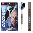Target Adam Lipscombe G1 90% tungsten Swiss Point darts – retail packaging with the full dart and a barrel close-up