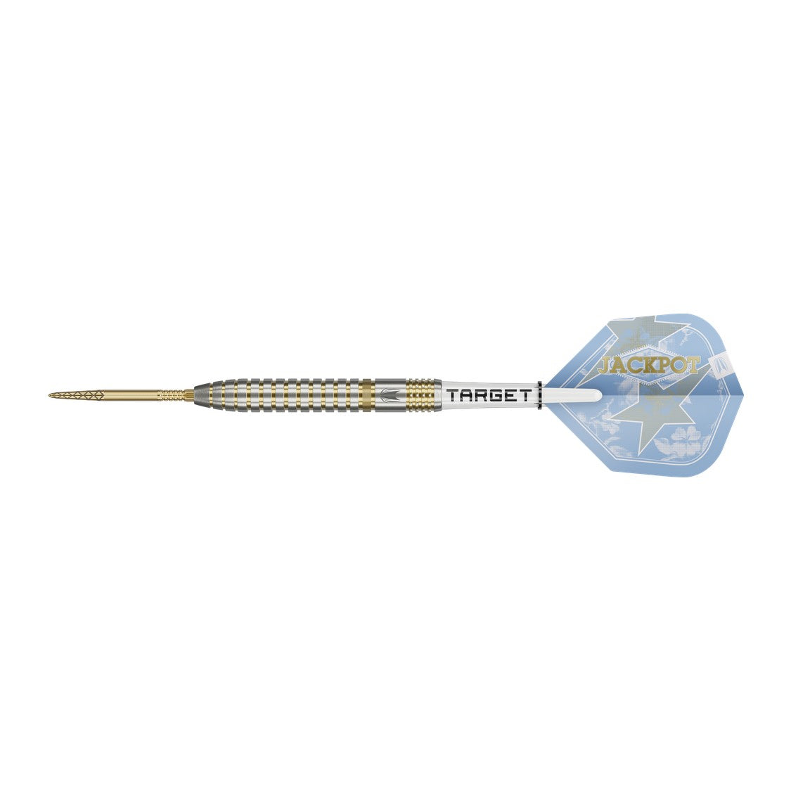 Target Adrian Lewis Showdown dart – flat side profile from point to flight