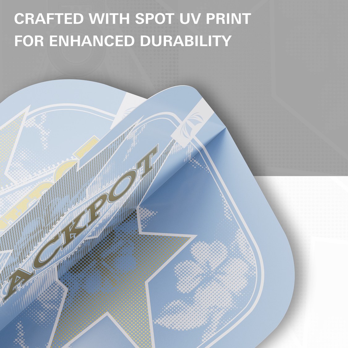 Target Adrian Lewis Showdown Pro Ultra No.6 – spot UV print for enhanced durability