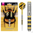 Target Buzz 01 90% tungsten Swiss Point darts – retail packaging with the full dart and a barrel close-up