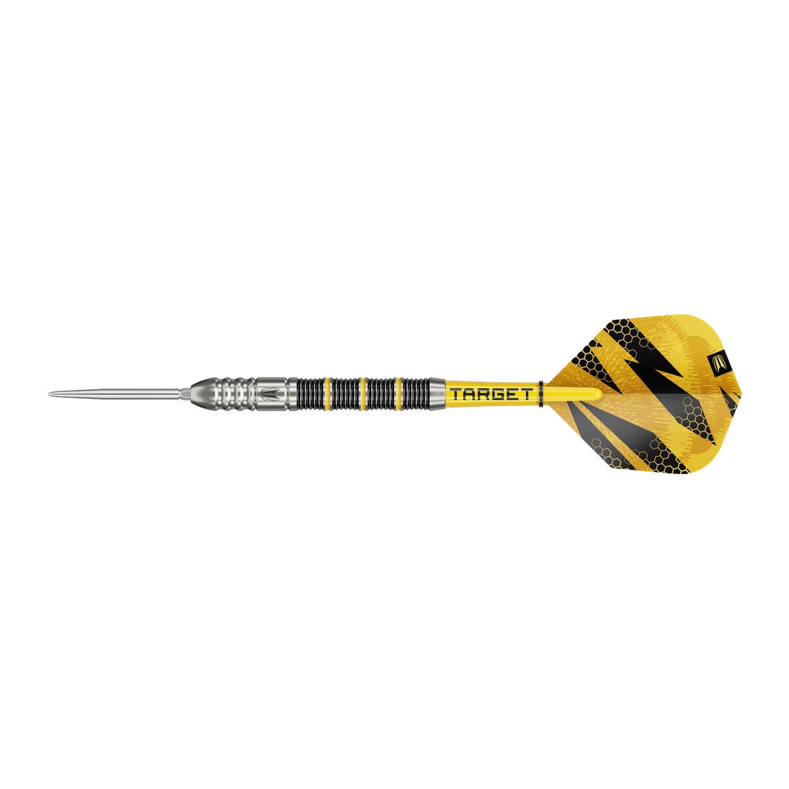 Target Buzz 02 dart – flat side profile from point to flight