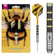 Target Buzz 02 90% tungsten Swiss Point darts – retail packaging with the full dart and a barrel close-up