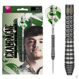 Target Charlie Manby G1 95% tungsten Swiss Point darts – retail packaging with the full dart and a barrel close-up