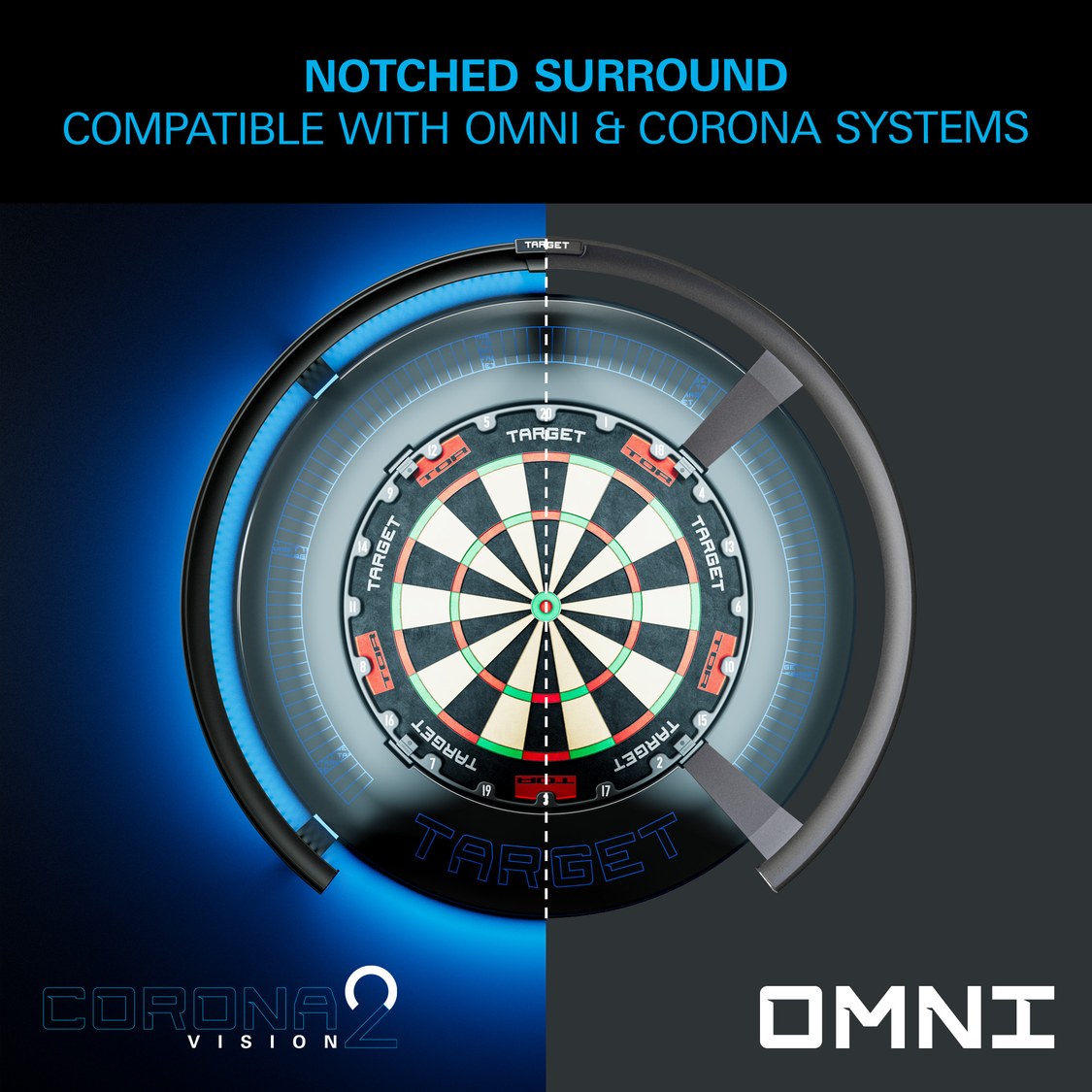 Target Corona Vision Notched Surround – compatible with Omni and Corona Vision systems