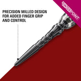 Precision milled design on the Japan Premium Swiss Point for added finger grip and control