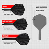 Target K-Flex Black No.6 – short, intermediate and medium shaft lengths